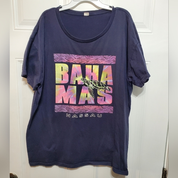 BAHAMAS Sea Turtle T-Shirt size XL - Picture 7 of 14